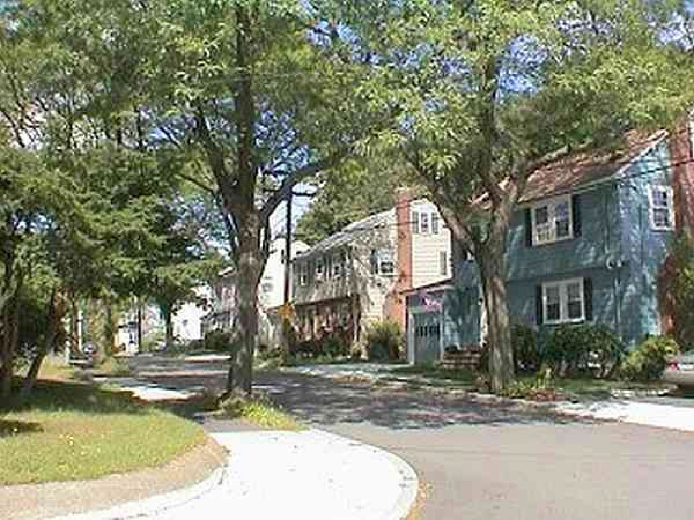 Colonial houses on Range Road, Dorchester, Boston
